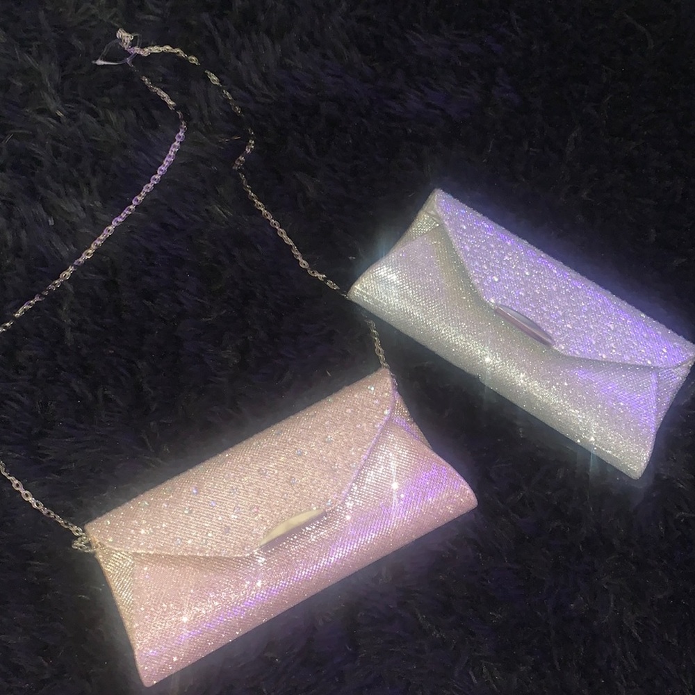 2 sequin bags